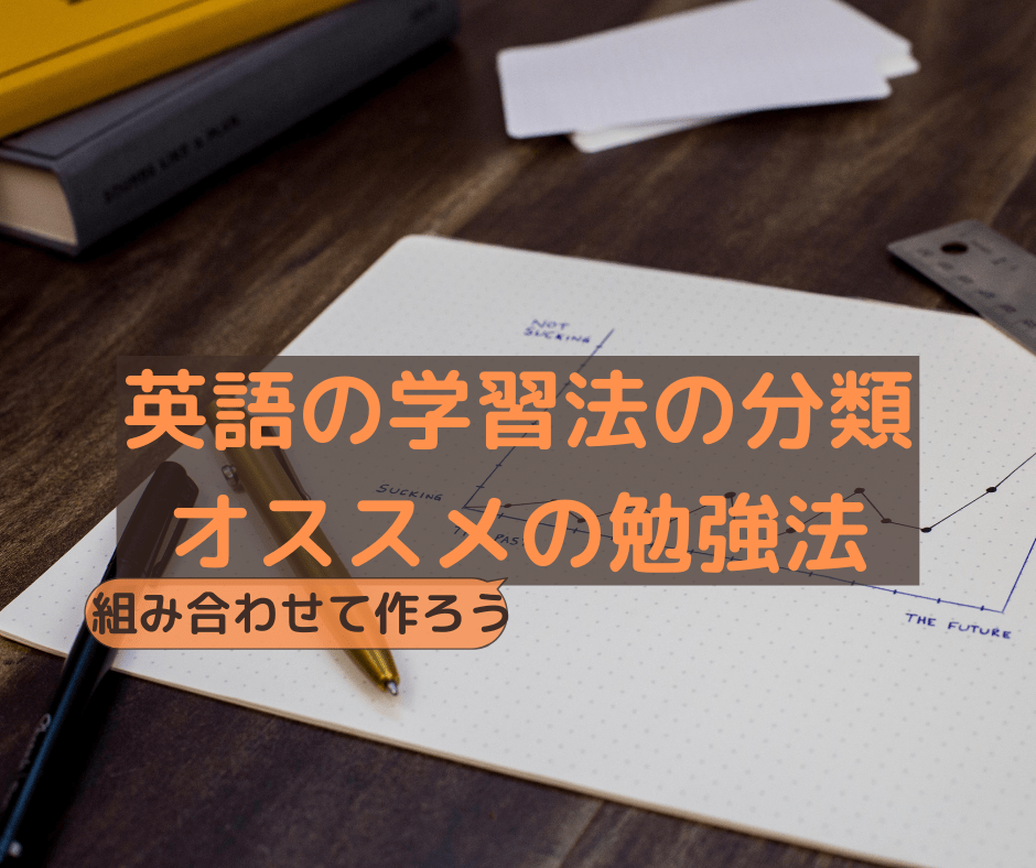 英語の学習法の分類 オススメの勉強法